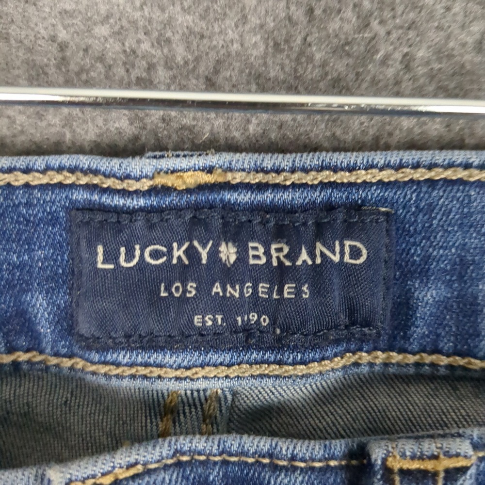 Lucky Brand Bridgette High Rise Skinny‎ Ankle Jeans Womens 4 27 Medium Wash Blue - Picture 9 of 16